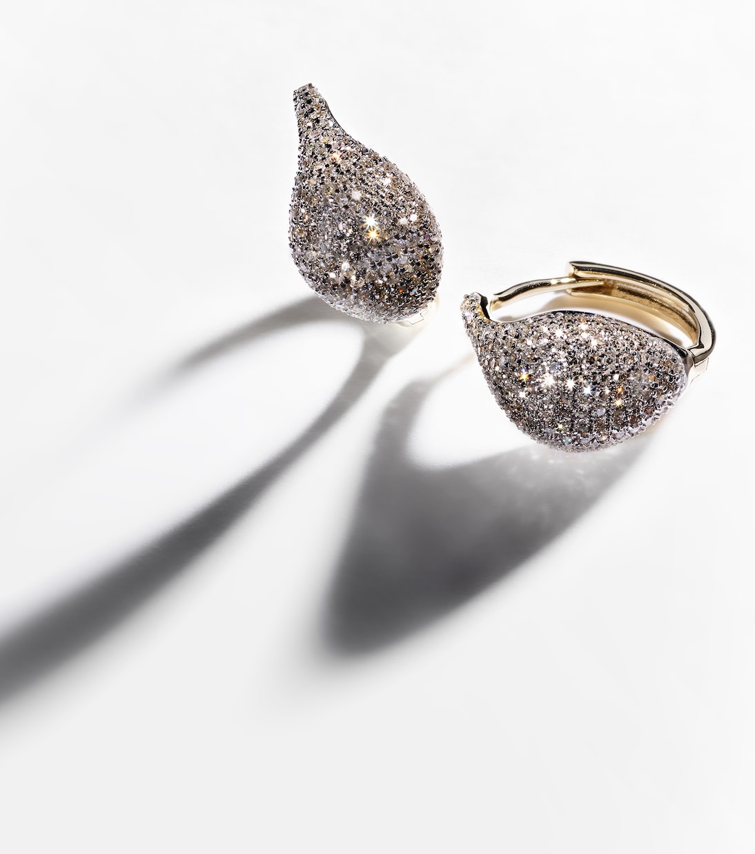 Boucles d'oreilles en or 10 ct et diamants | Stone and Strand