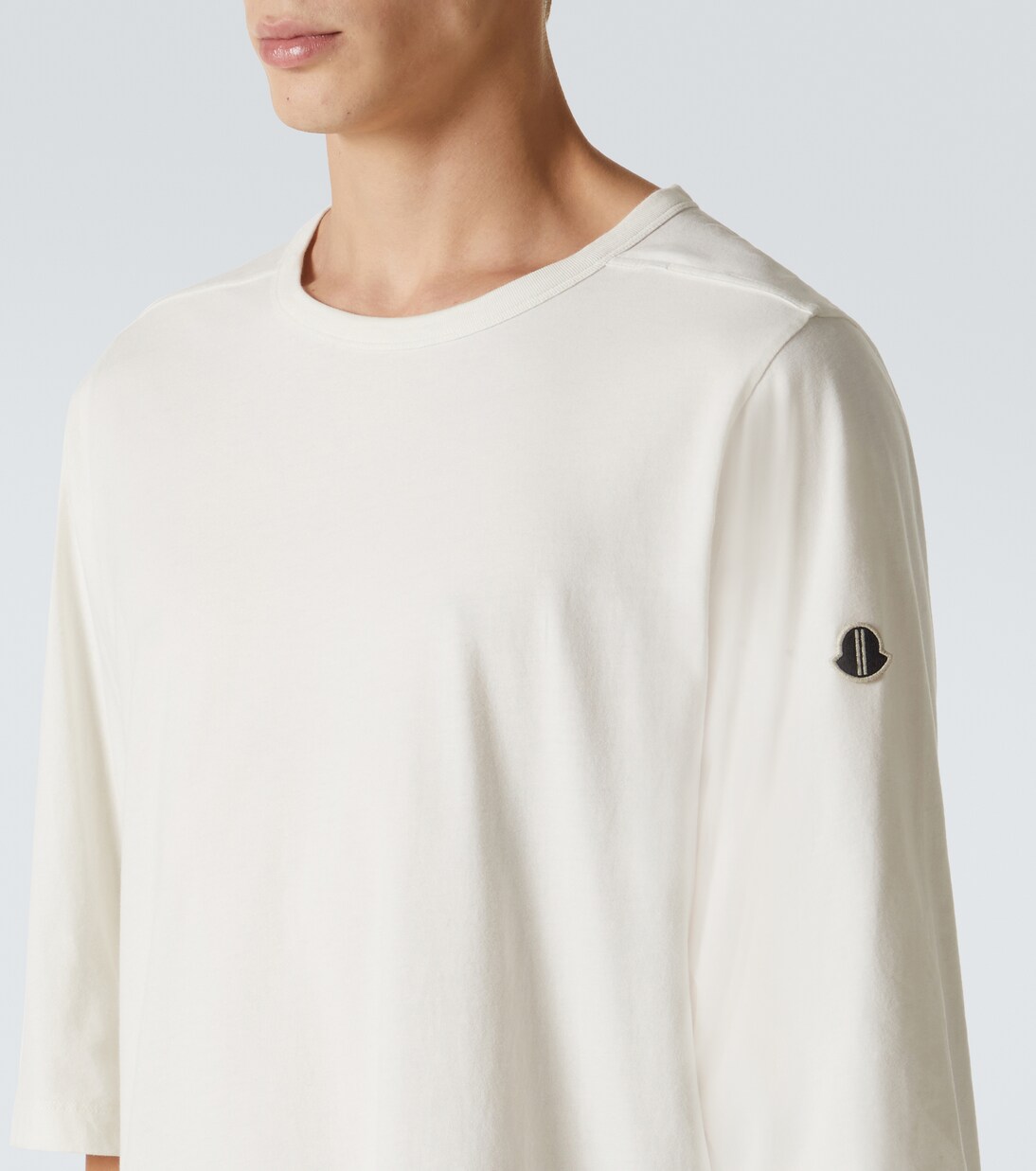 x Rick Owens - T-shirt in jersey di cotone | Moncler Genius