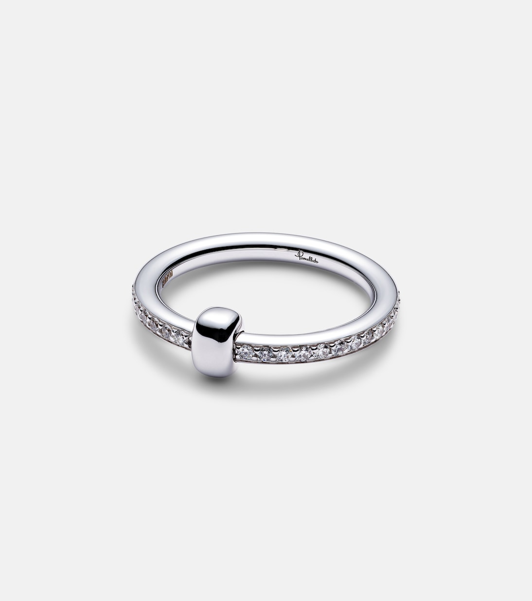 Bague Together en or blanc 18 ct et diamants | Pomellato
