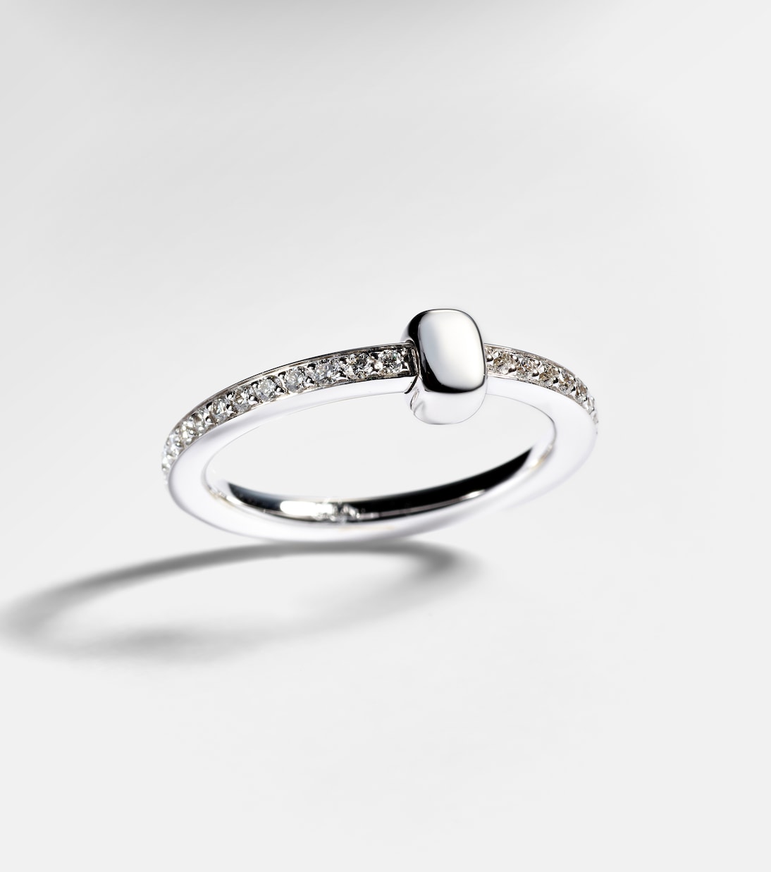 Bague Together en or blanc 18 ct et diamants | Pomellato