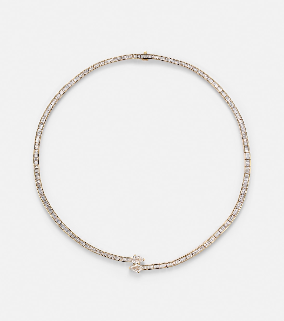 Choker Saturn en or 18 ct et diamants | Anita Ko