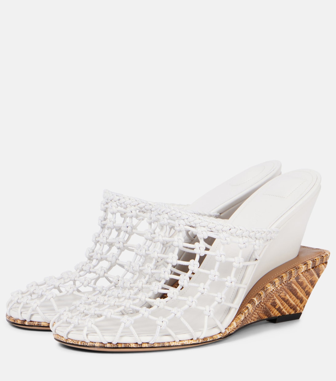 Mules compensées Double 110 en cuir | Jacquemus