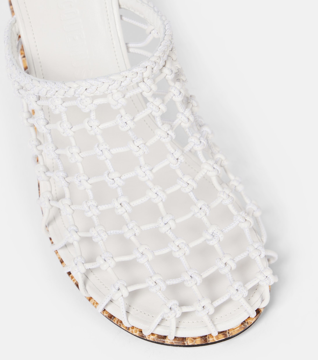 Mules compensées Double 110 en cuir | Jacquemus