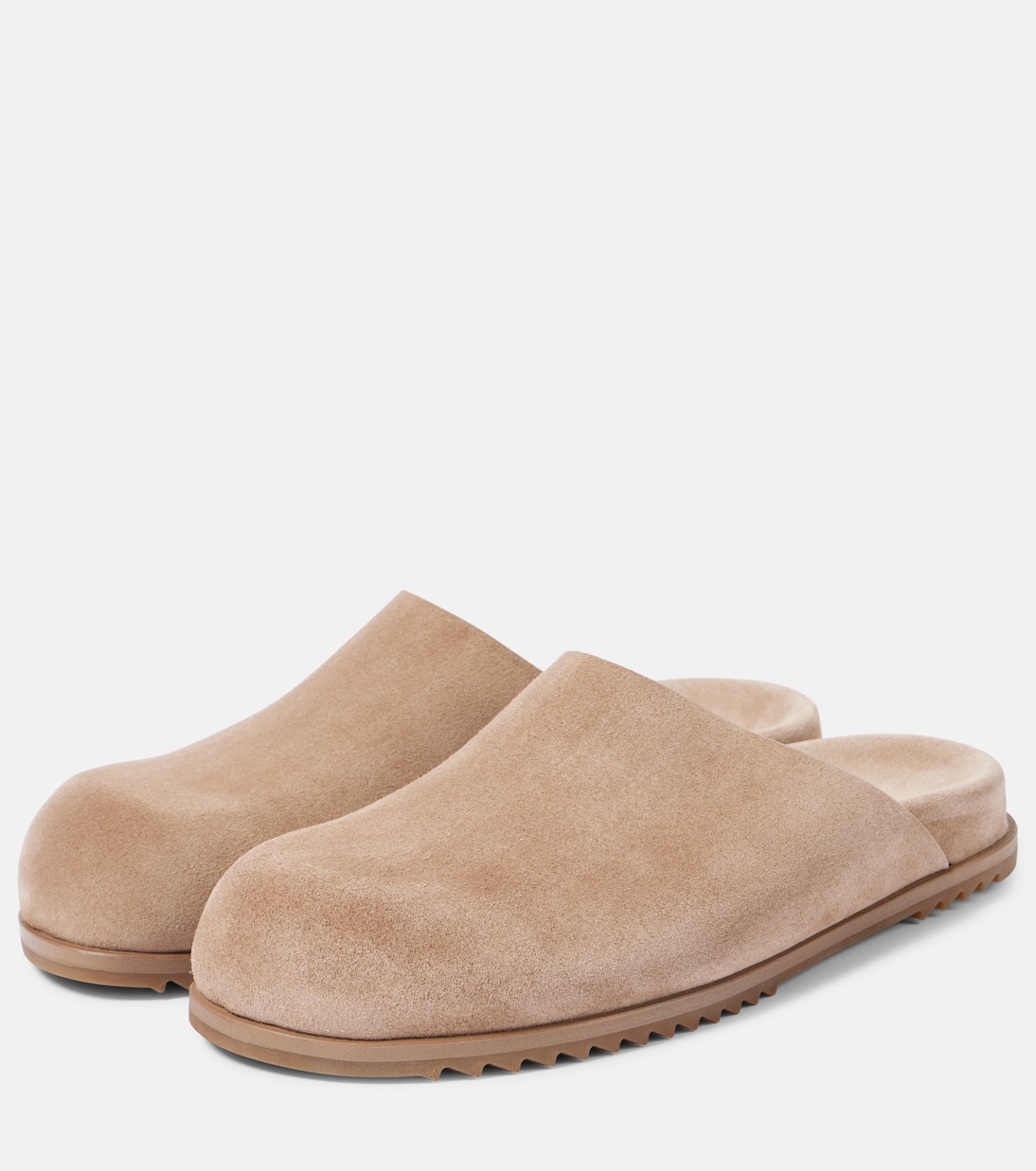 Mocassini in pelle scamosciata granola di Rick Owens per giovani trendy