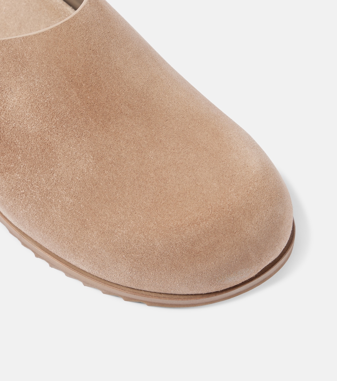 Mocassini in pelle scamosciata granola di Rick Owens per giovani trendy