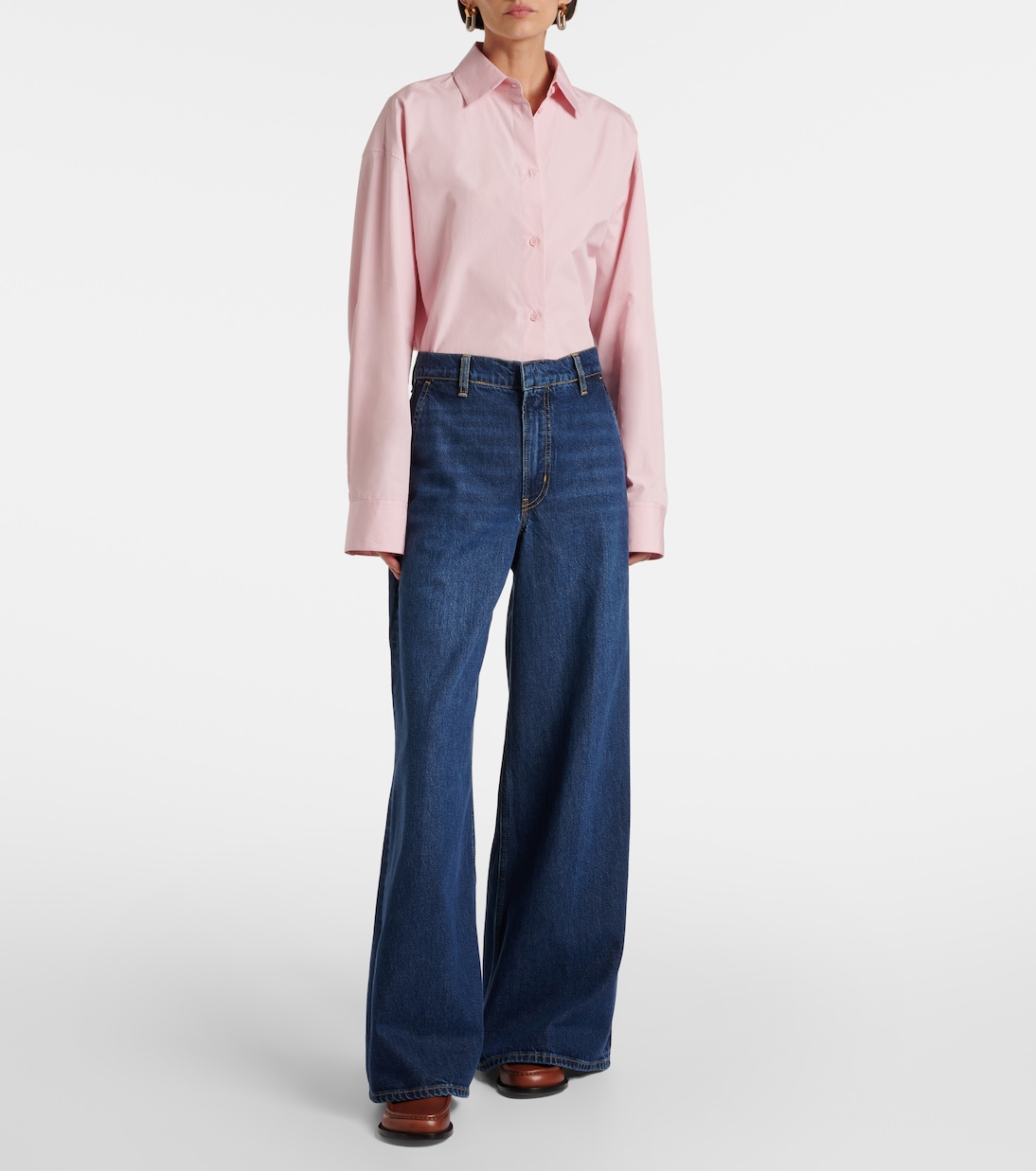 Jean ample à taille haute | Frame