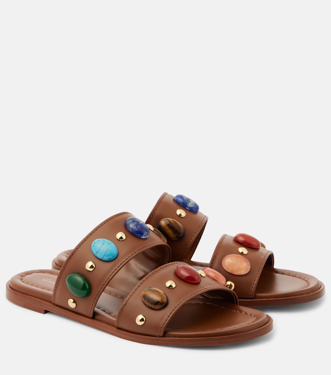 Shanti embellished leather sandals | Gianvito Rossi
