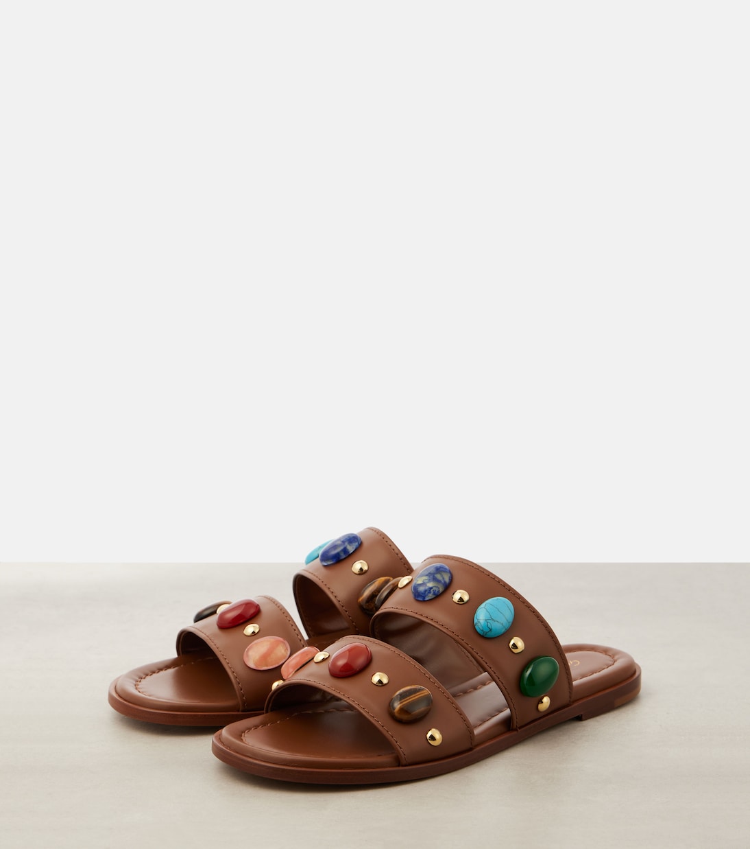 Shanti embellished leather sandals | Gianvito Rossi