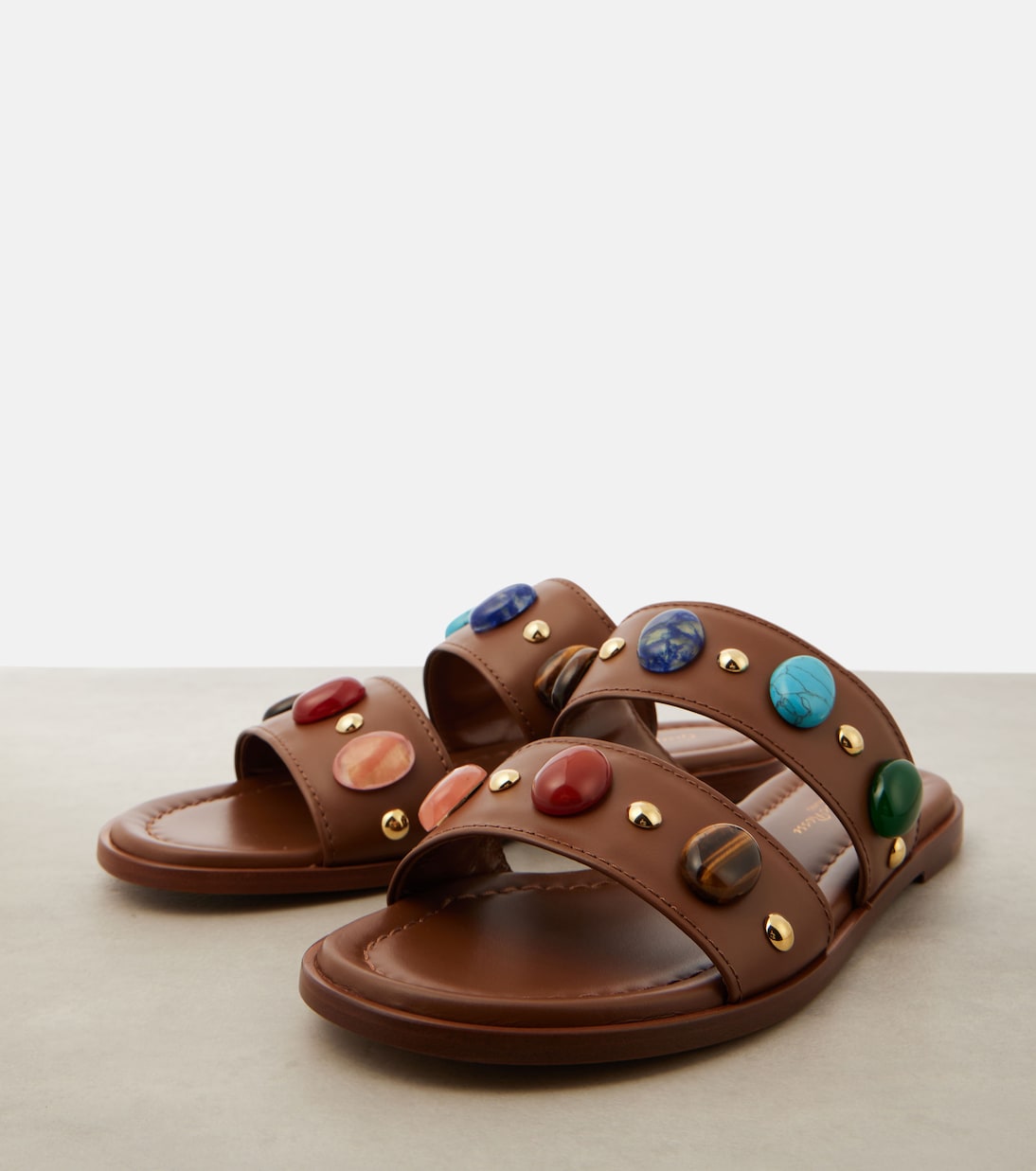 Shanti embellished leather sandals | Gianvito Rossi