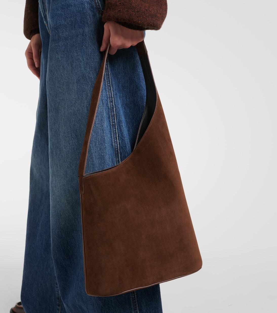 Borsa Lune Large in suede | Aesther Ekme