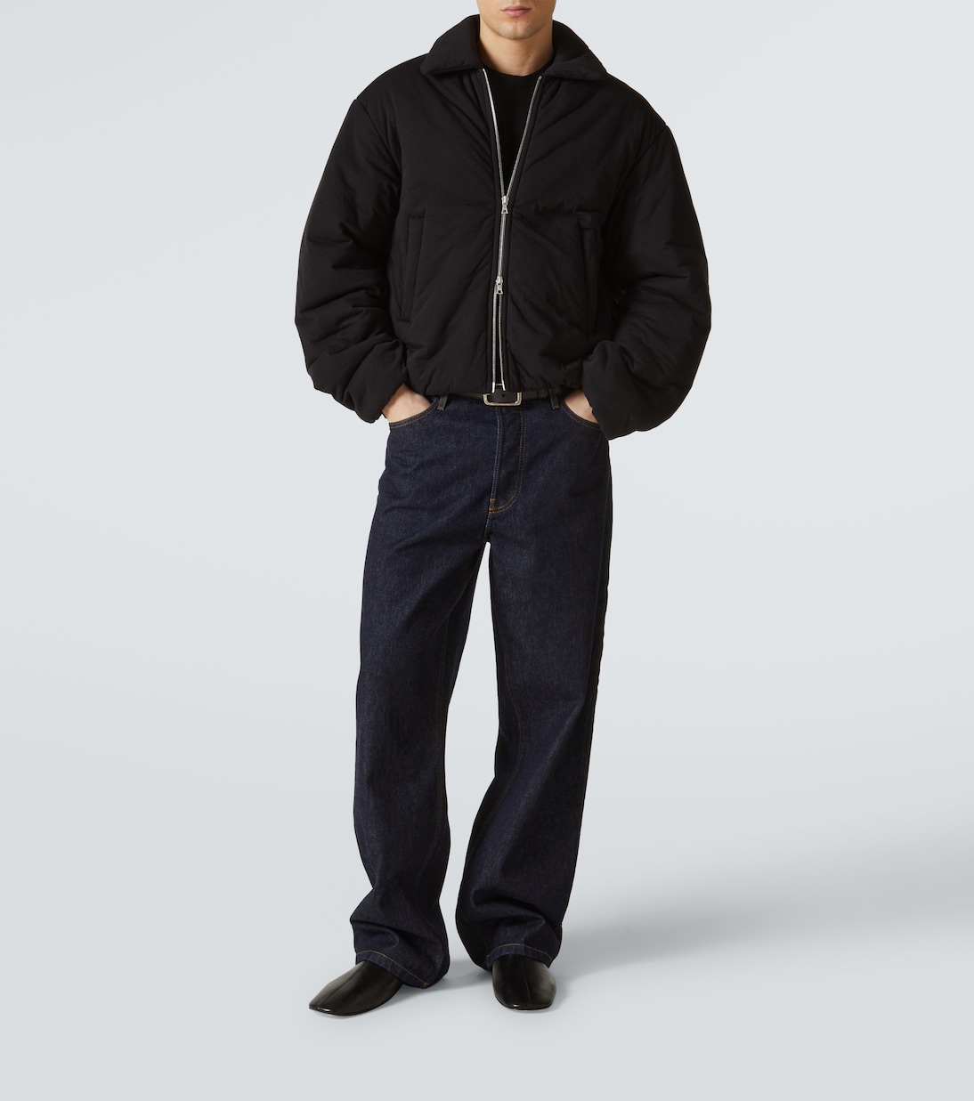 Giacca imbottita in jersey di cotone | Dries Van Noten