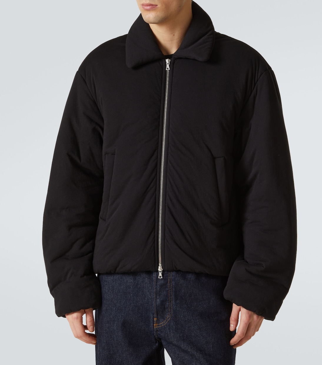 Giacca imbottita in jersey di cotone | Dries Van Noten