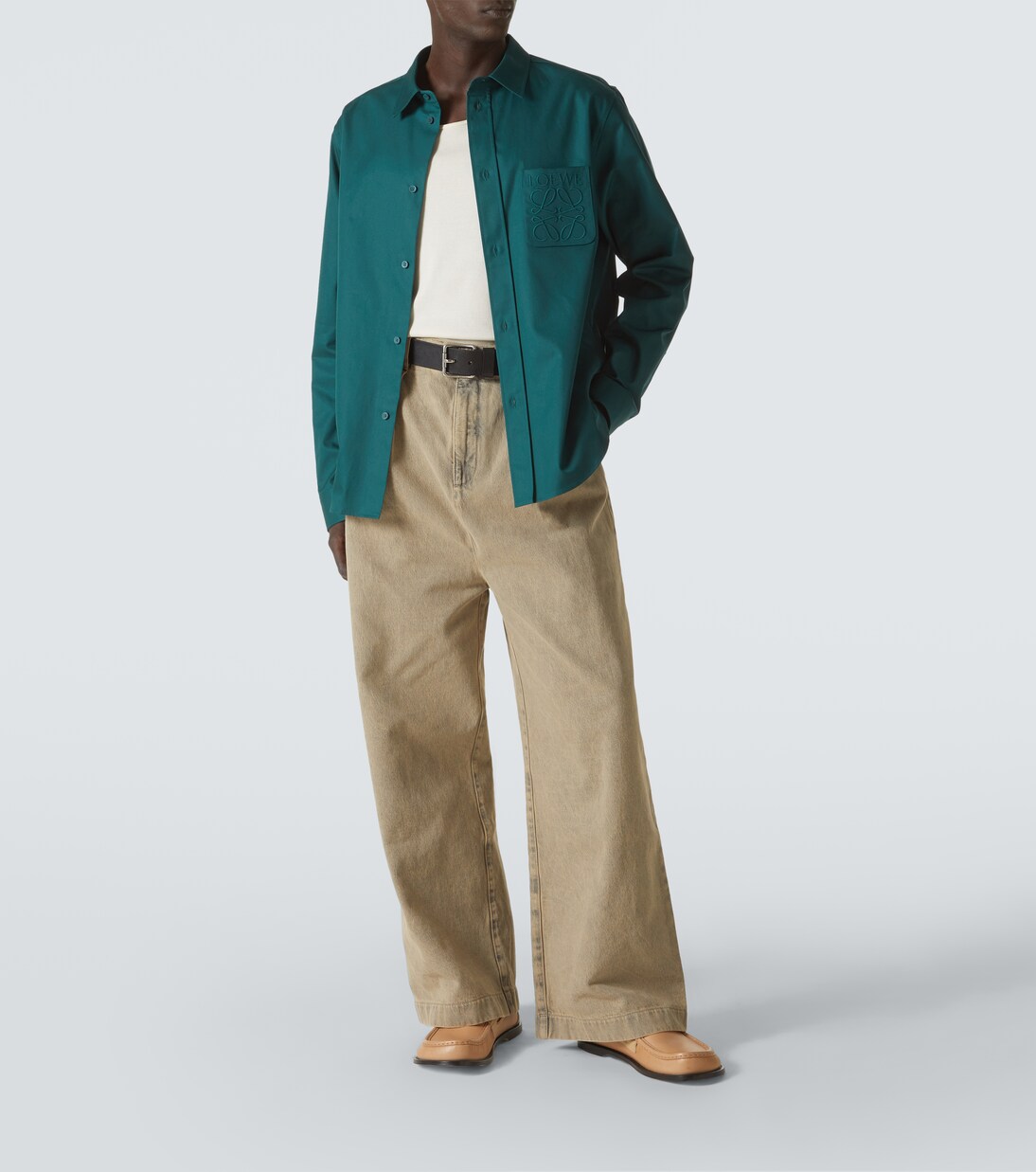 Camicia Anagram in misto cotone | Loewe