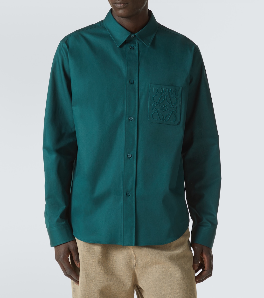 Camicia Anagram in misto cotone | Loewe