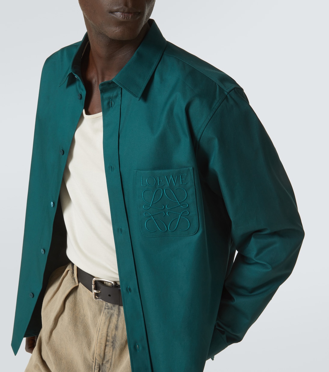 Camicia Anagram in misto cotone | Loewe