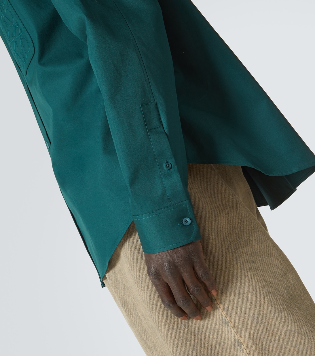 Camicia Anagram in misto cotone | Loewe