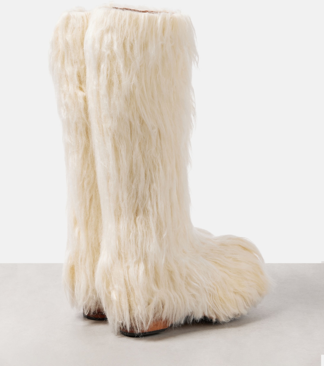Faux fur knee-high boots | Acne Studios