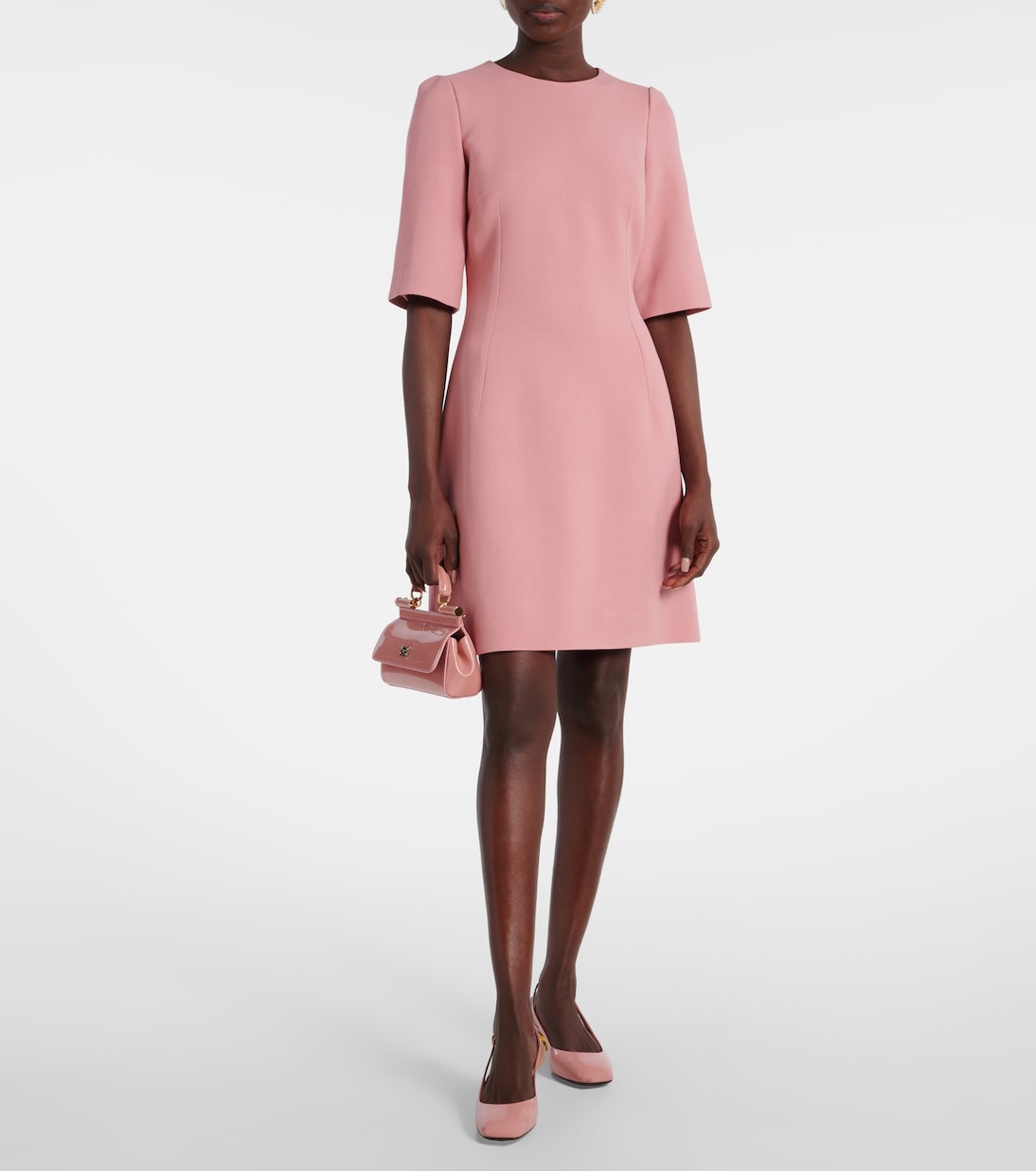 Virgin wool minidress | Dolce&Gabbana