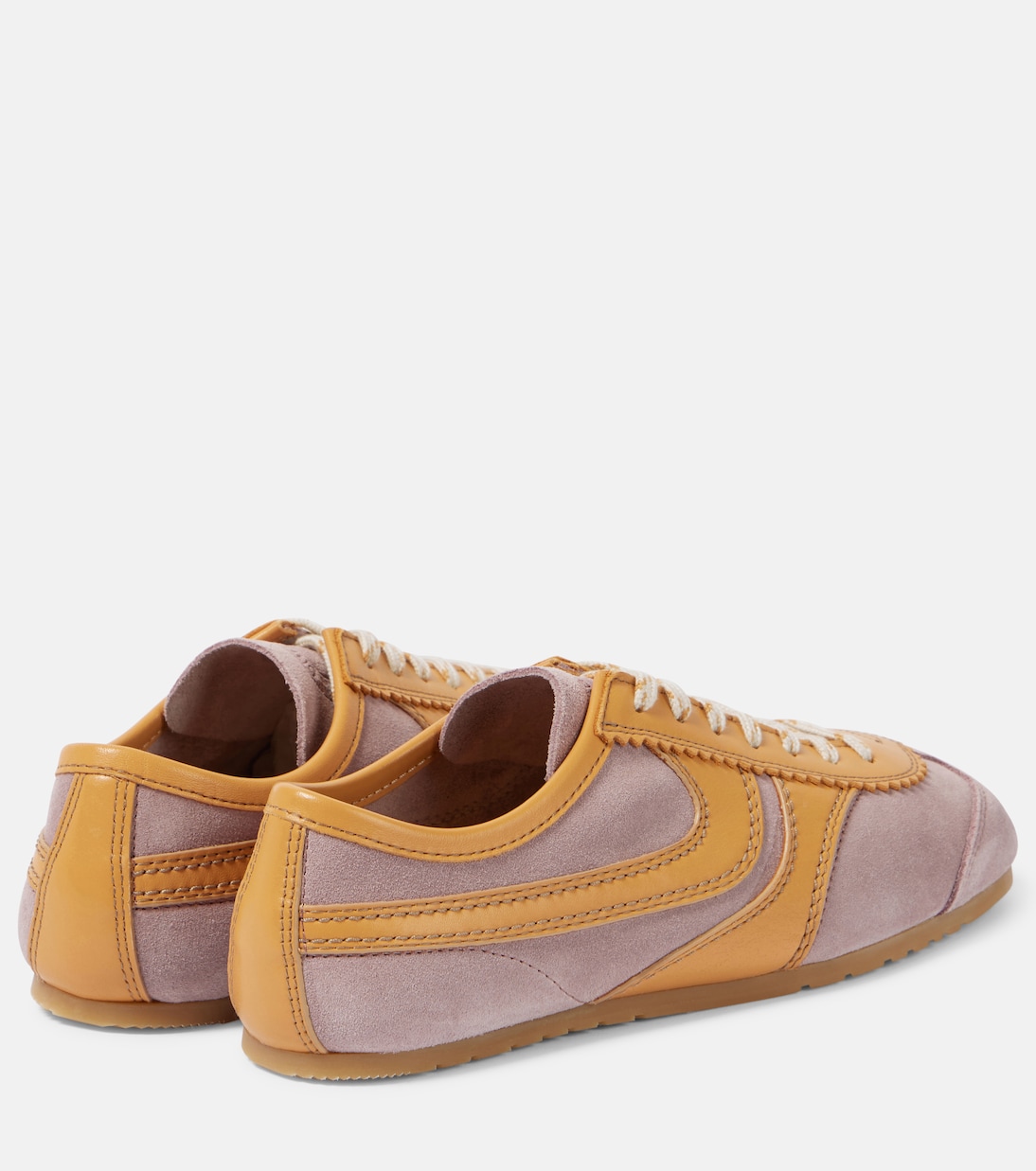 Scarpe da ginnastica in pelle e scamosciato firmate Dries Van Noten per uno stile giovane e trendy