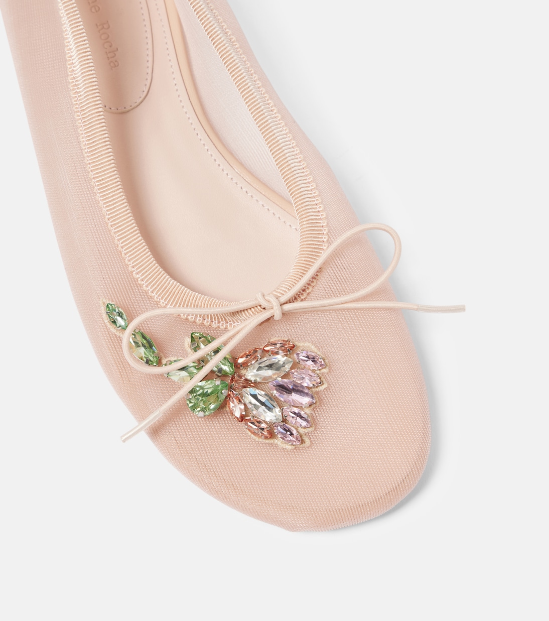 Scarpe ballerine SIMONE ROCHA con dettagli a fiocco e decorazioni eleganti