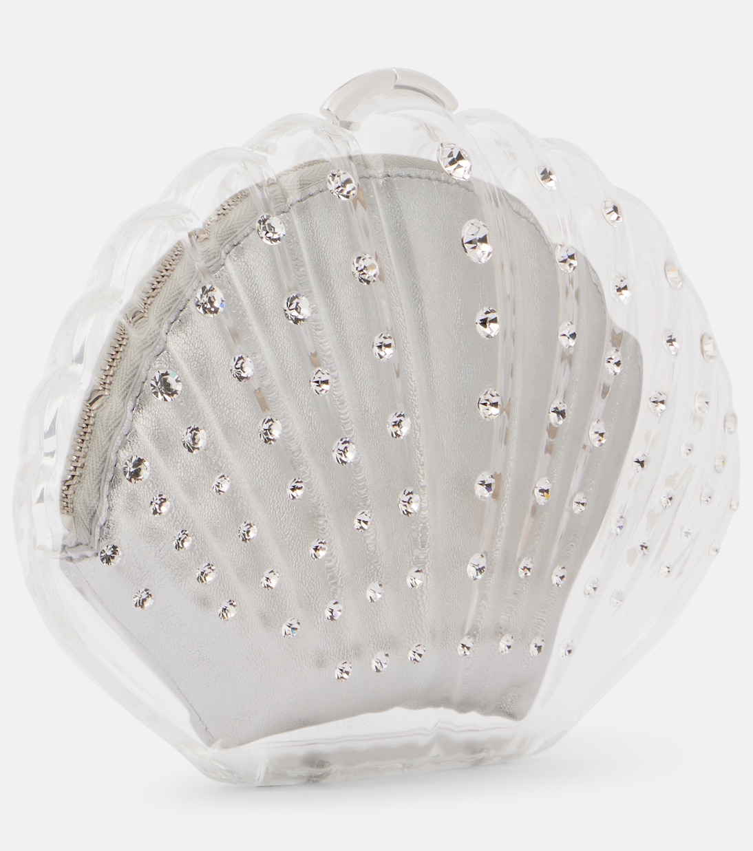 Pochette Crystal Shell à ornements | Aquazzura
