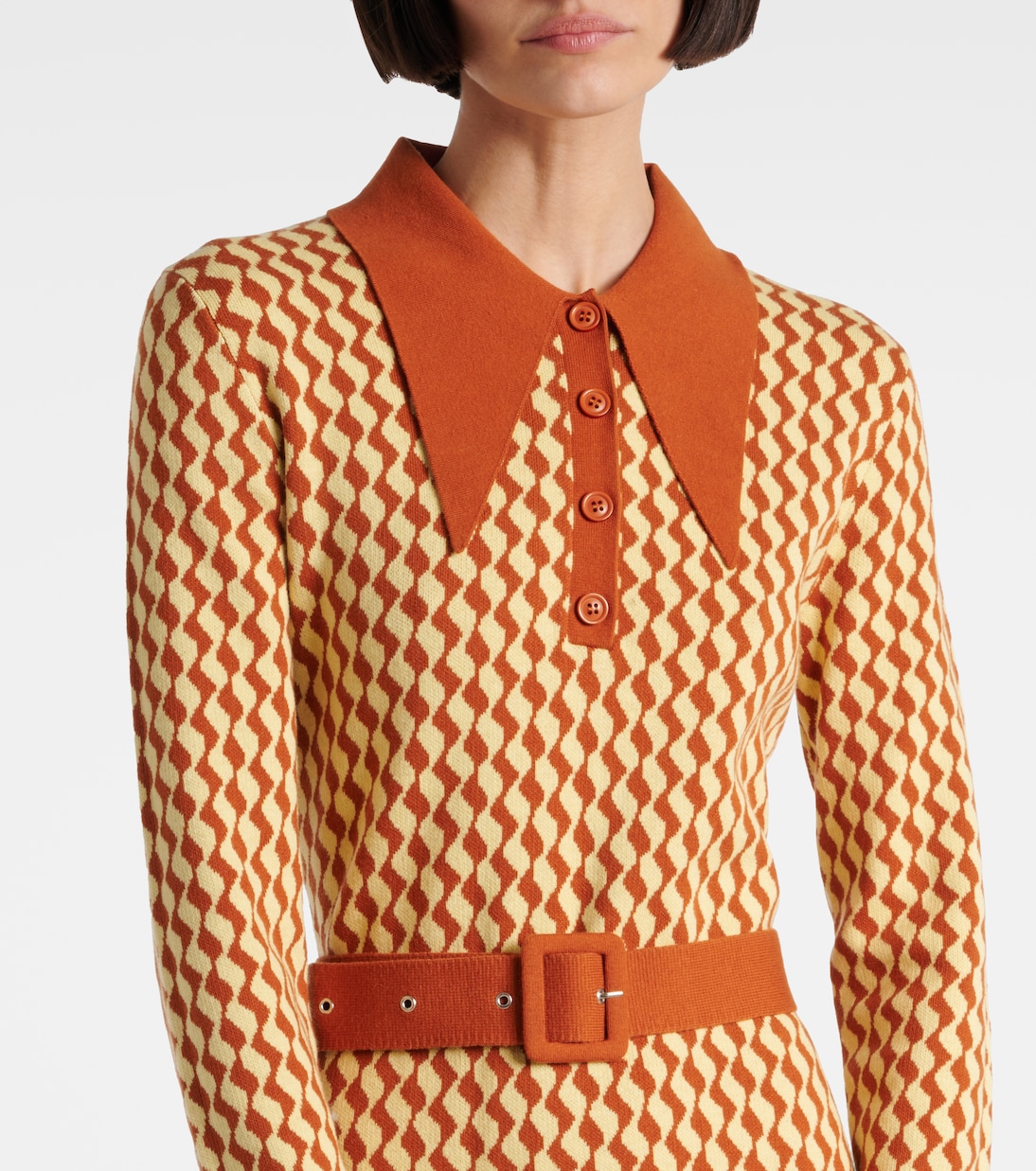 Abito midi in misto cotone | Rixo