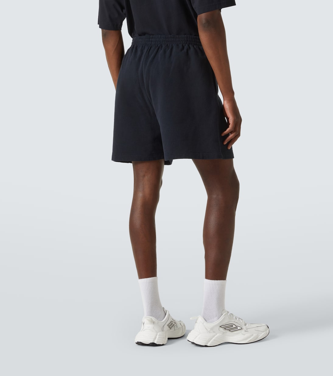 Shorts de forro polar de algodón | Balenciaga