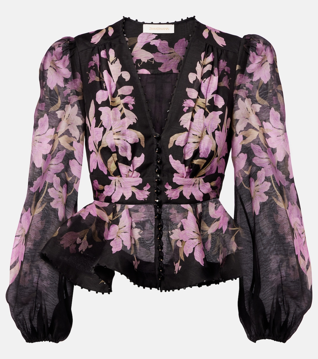 Blouse Dawning à fleurs | Zimmermann