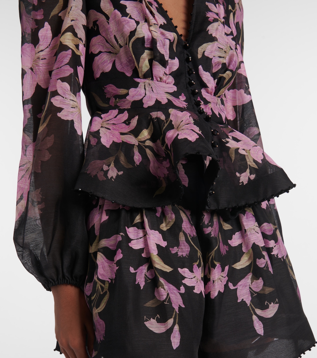 Blouse Dawning à fleurs | Zimmermann