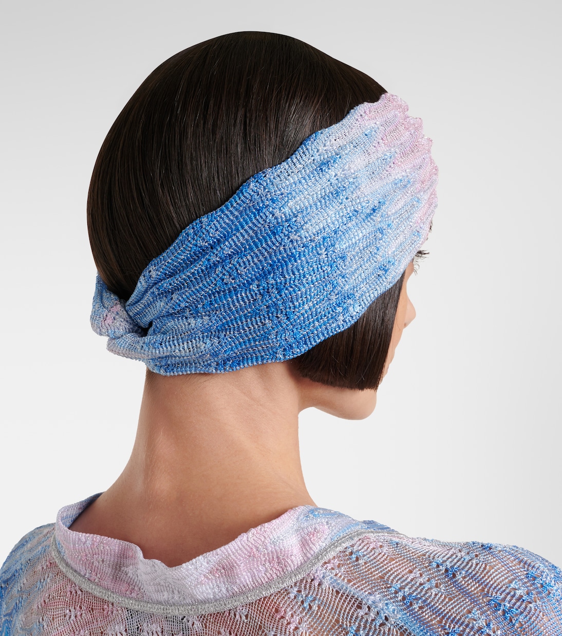 Gradient twisted headband | Missoni