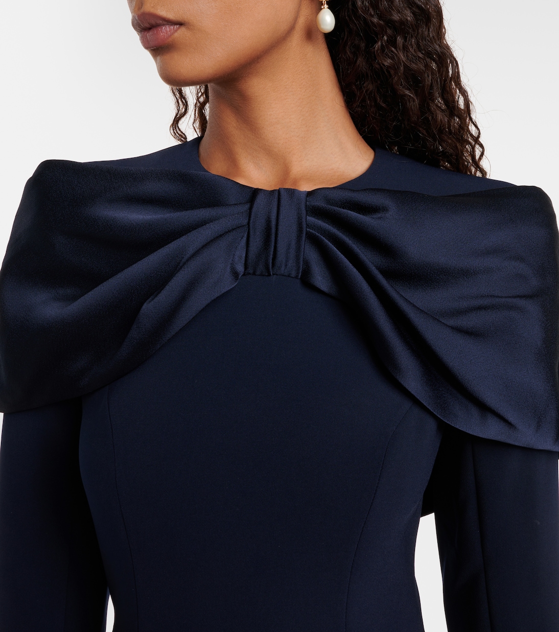Vestido midi Penny con capa | Jenny Packham