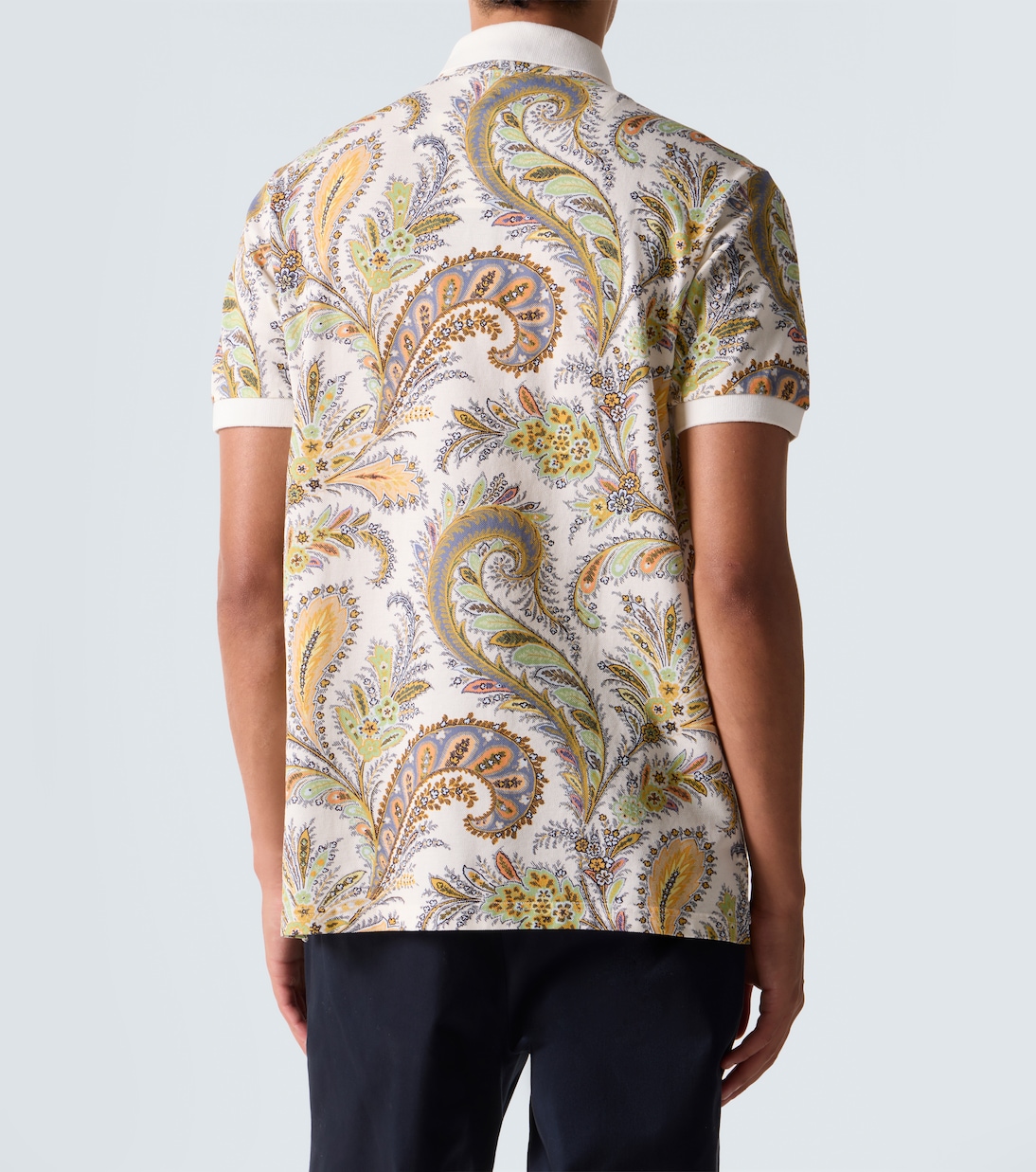 Paisley cotton piqué polo shirt  | Etro