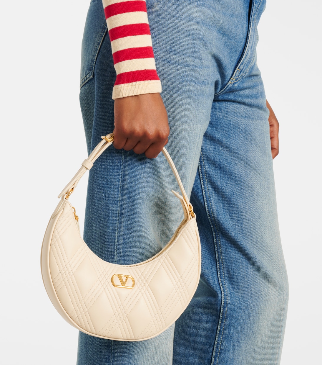 Schultertasche VLogo Mini aus Leder | Valentino Garavani