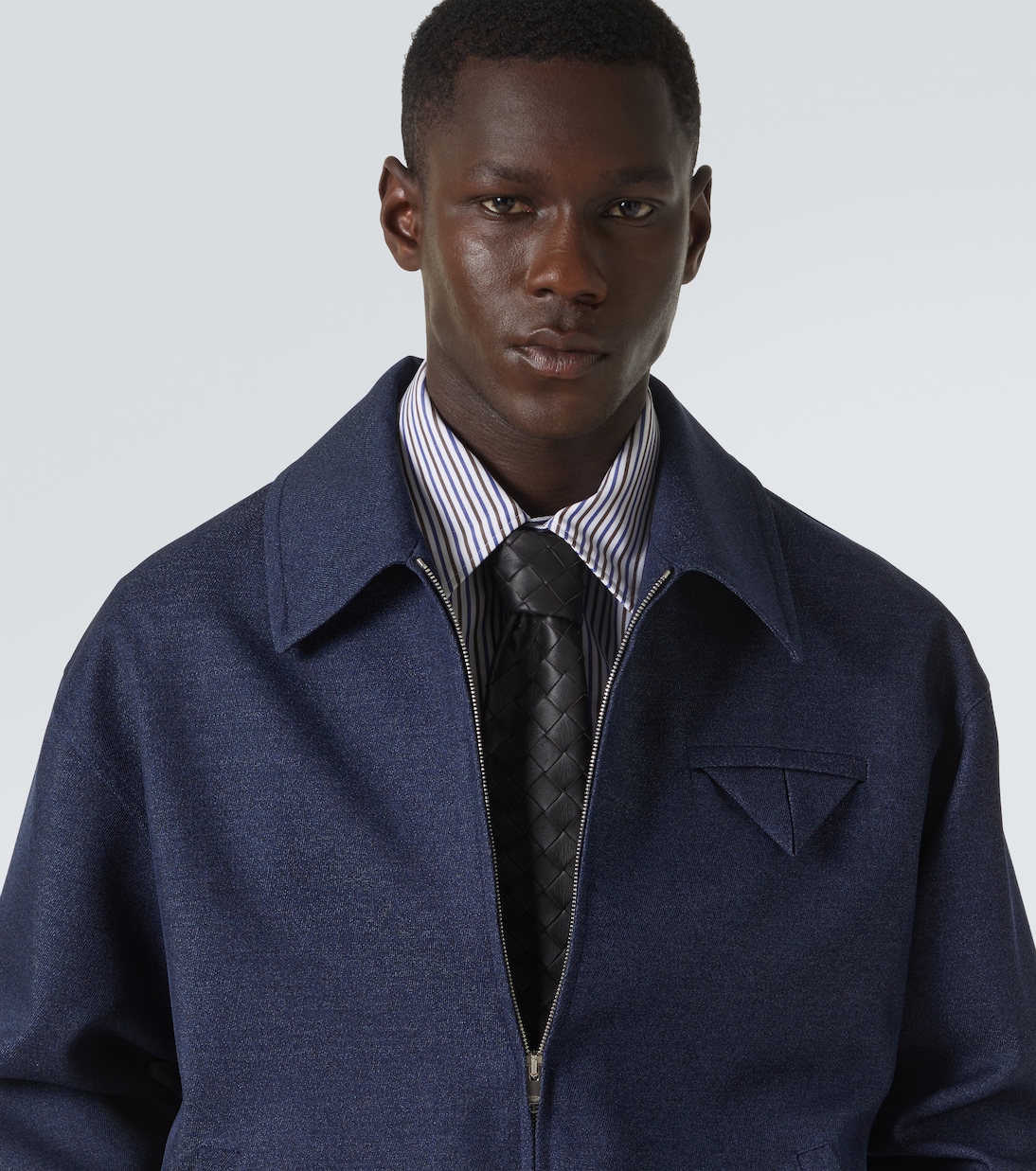 Krawatte Intrecciato aus Leder | Bottega Veneta