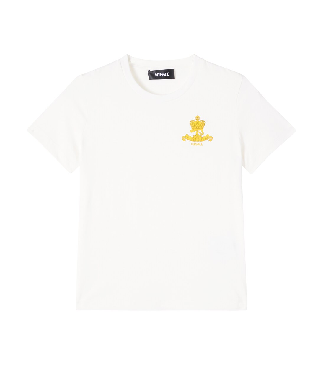 Barocco Crown cotton jersey T-shirt | Versace Kids