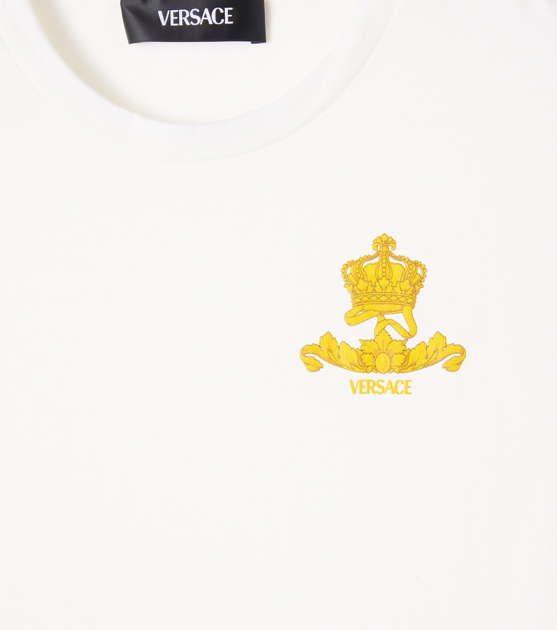 Barocco Crown cotton jersey T-shirt | Versace Kids
