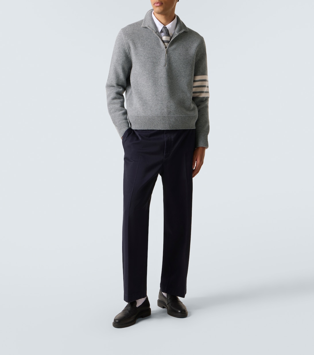 Pullover 4-Bar aus Schurwolle | Thom Browne