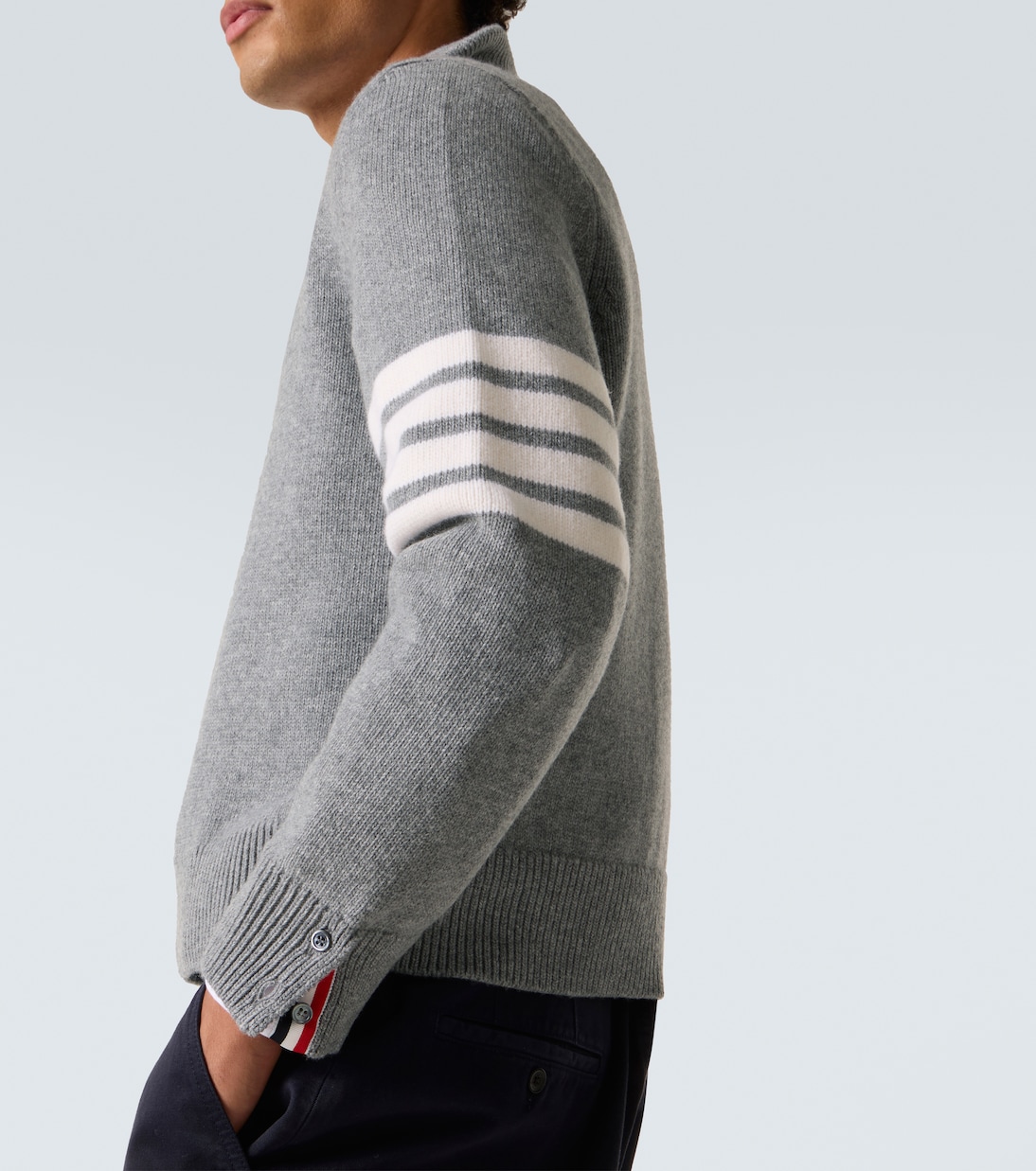Pullover 4-Bar aus Schurwolle | Thom Browne
