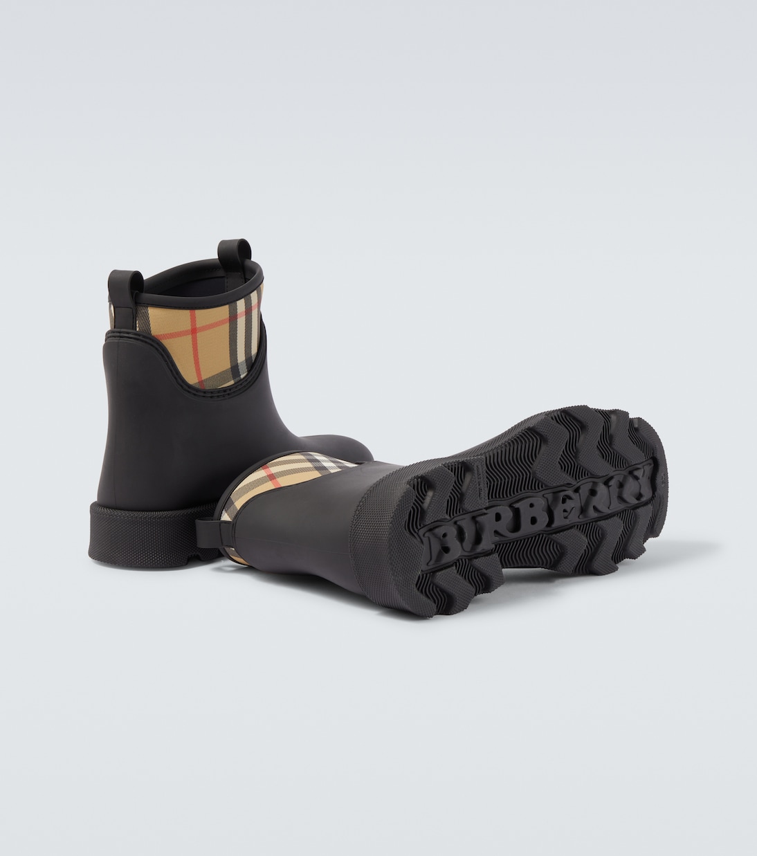 Stivali da pioggia Burberry Check | Burberry