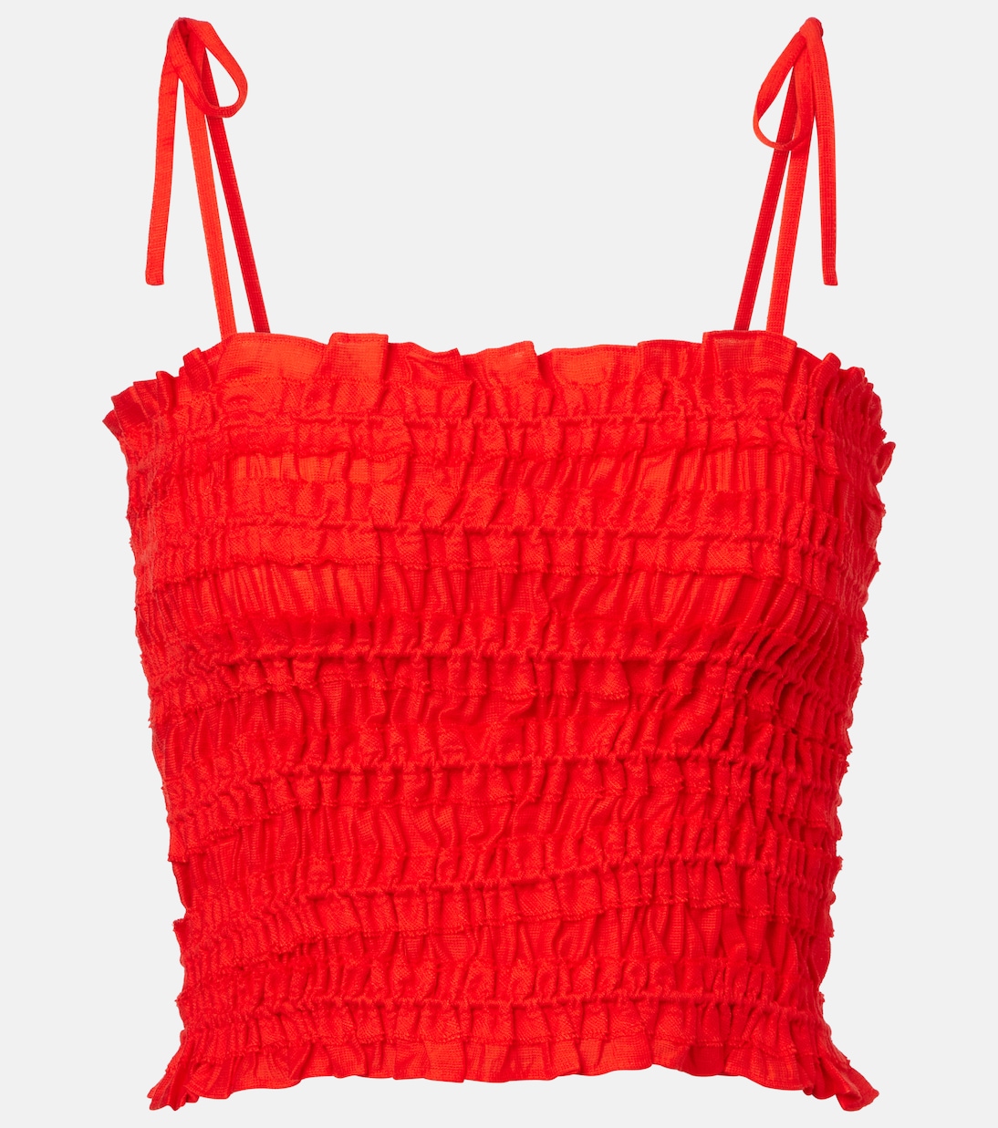 Smocked tank top | Tory Burch