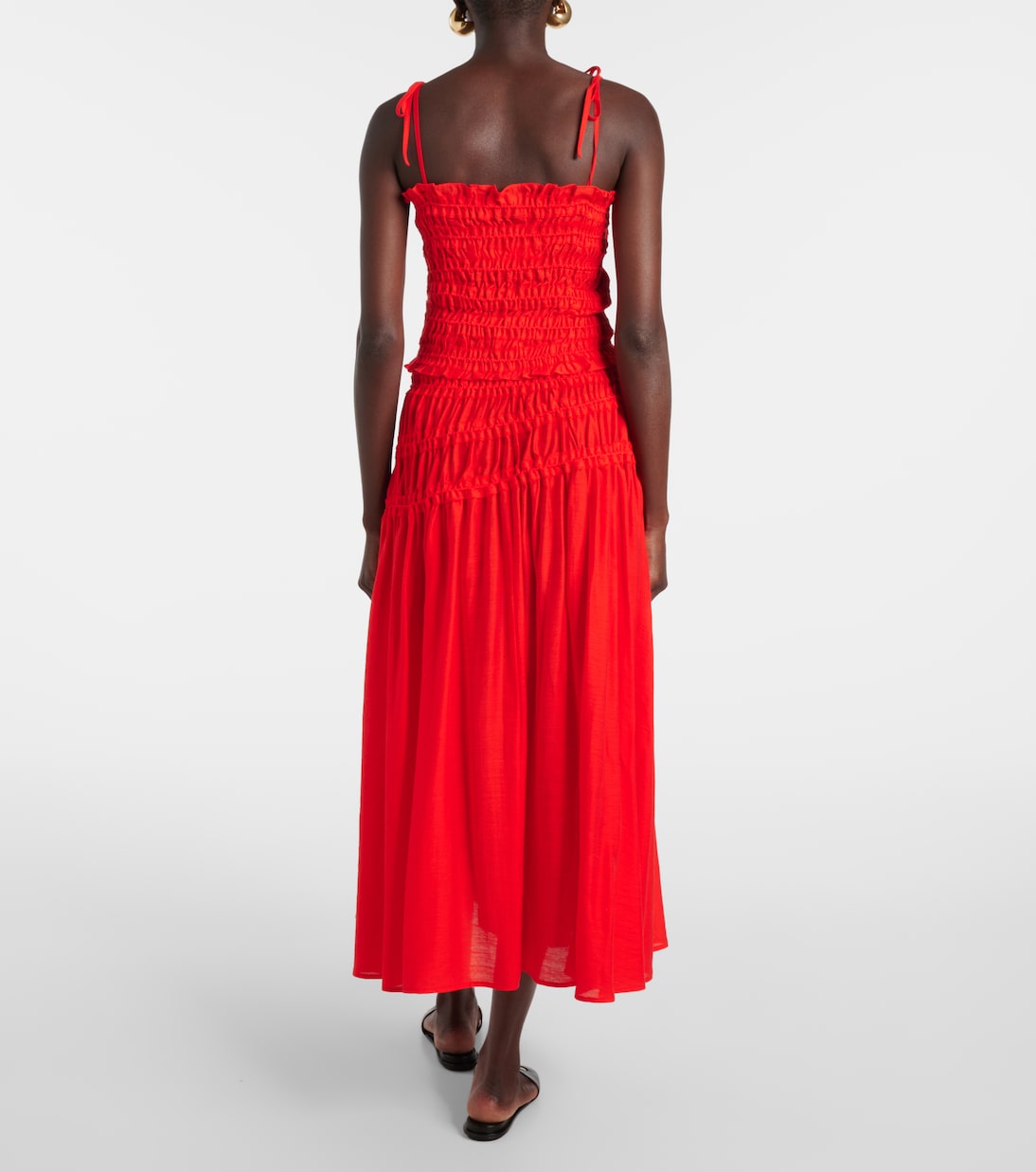Smocked tank top | Tory Burch