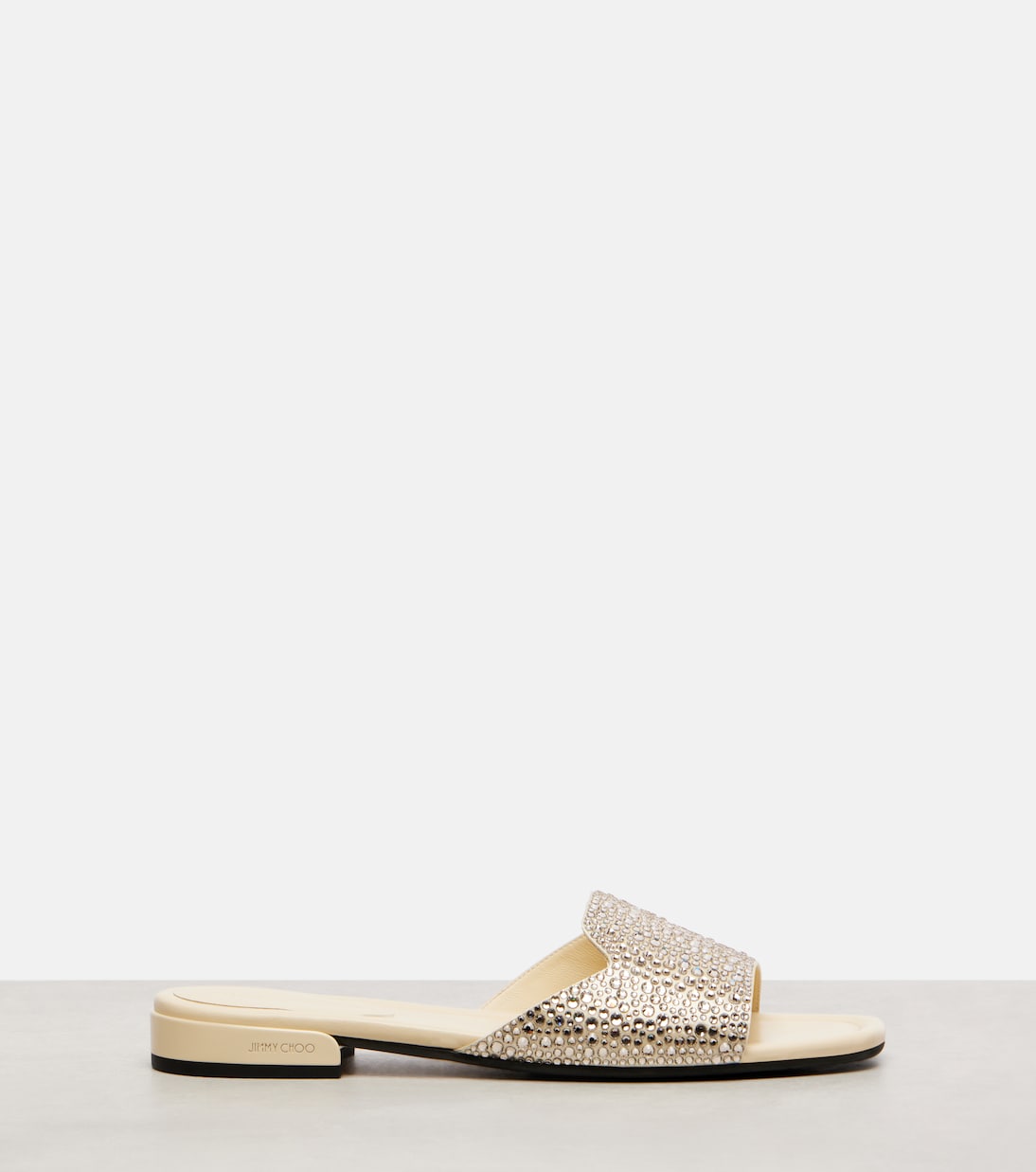 Mules Dina en satin à ornements | Jimmy Choo