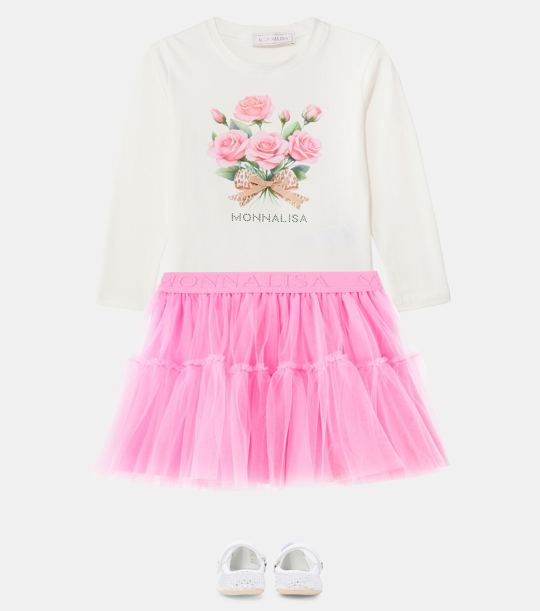 Tiered tulle skirt | Monnalisa