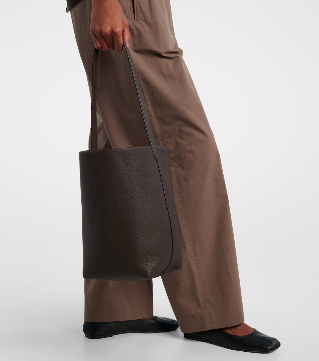 Park N/S Medium leather tote bag | The Row