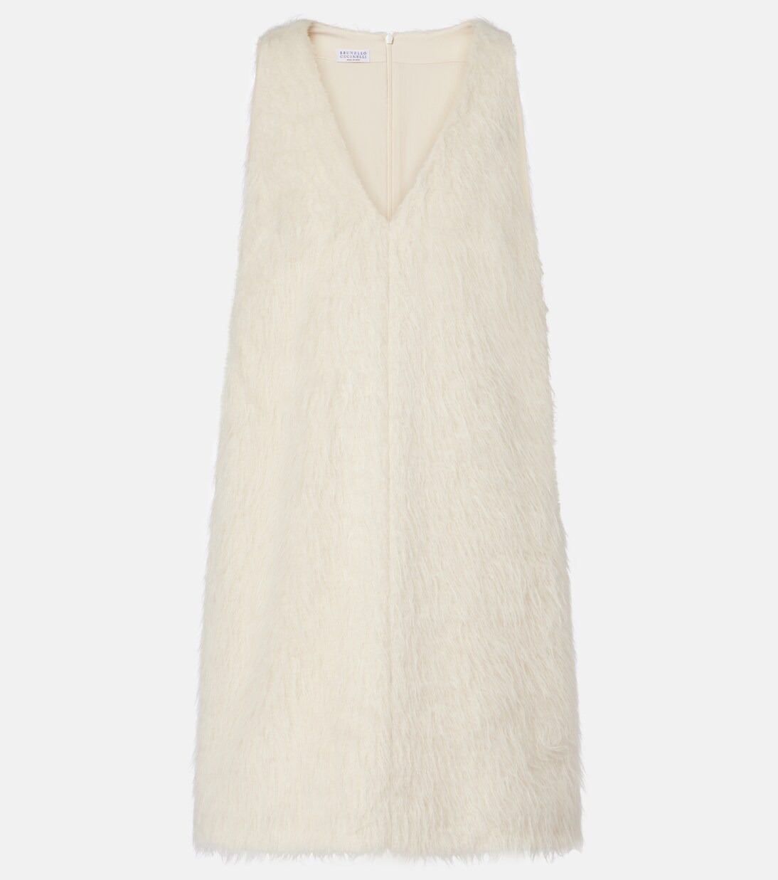 Alpaca wool-blend minidress | Brunello Cucinelli