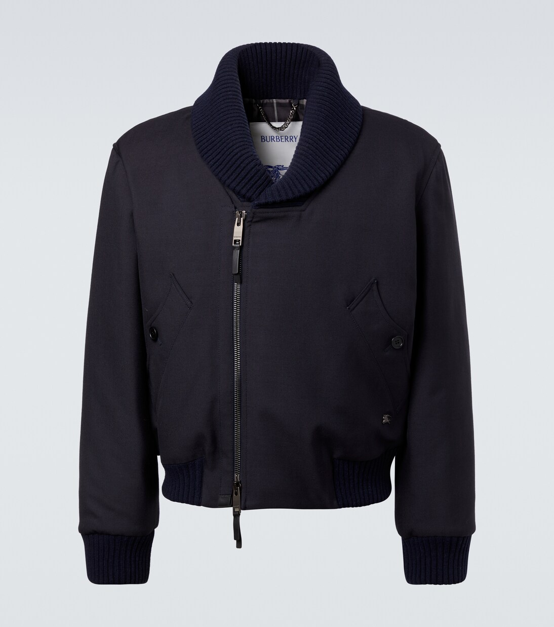 Veste bomber en laine mélangée douce | Burberry