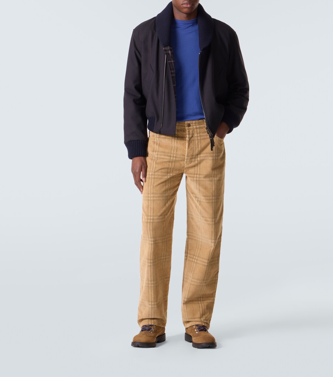 Veste bomber en laine mélangée douce | Burberry