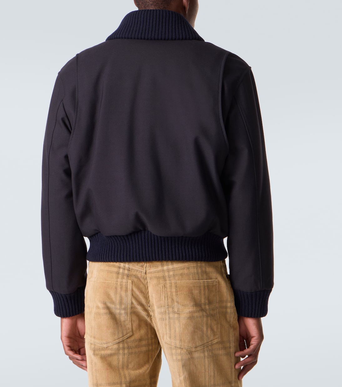 Veste bomber en laine mélangée douce | Burberry