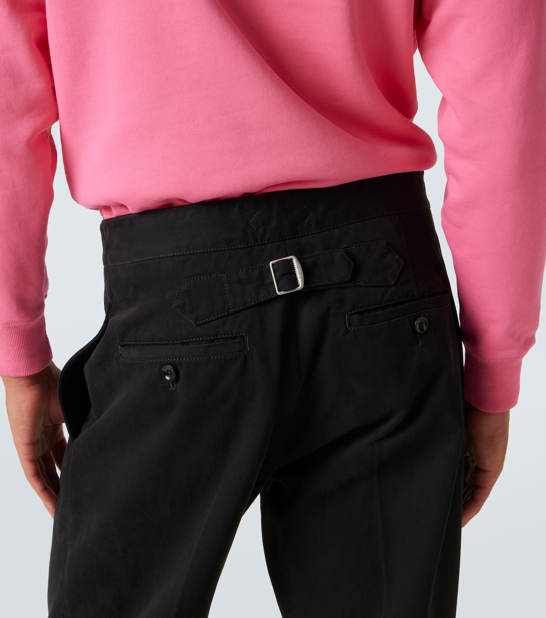 Cotton drill wide-leg pants | Tom Ford