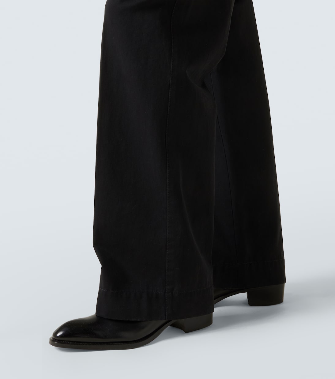 Cotton drill wide-leg pants | Tom Ford